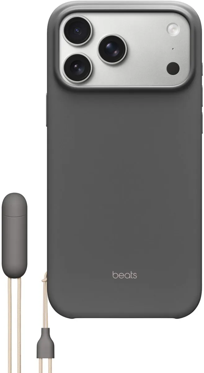 Beats Kickstand Case geschikt voor MagSafe en Camera Control geschikt voor iPhone 17 Pro - Granite Gray