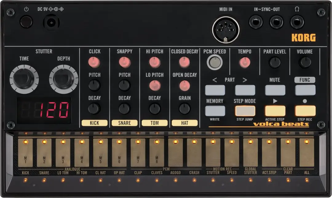Korg volca beats drum-machine