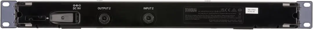 Korg Pitchblack X Pro TUPBXPRO Rackstemapparaat - Zwart - afbeelding 3 van 6
