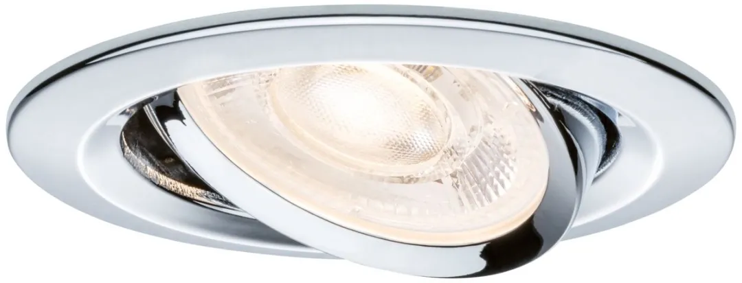 Paulmann Nova GU10 Flat LED-inbouwlamp 3x4,9W 550lm 2700K - Chroom