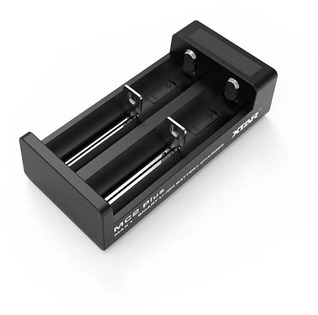 Xtar MC2+ Batterijlader - 2 Slots - Zwart - afbeelding 5 van 6