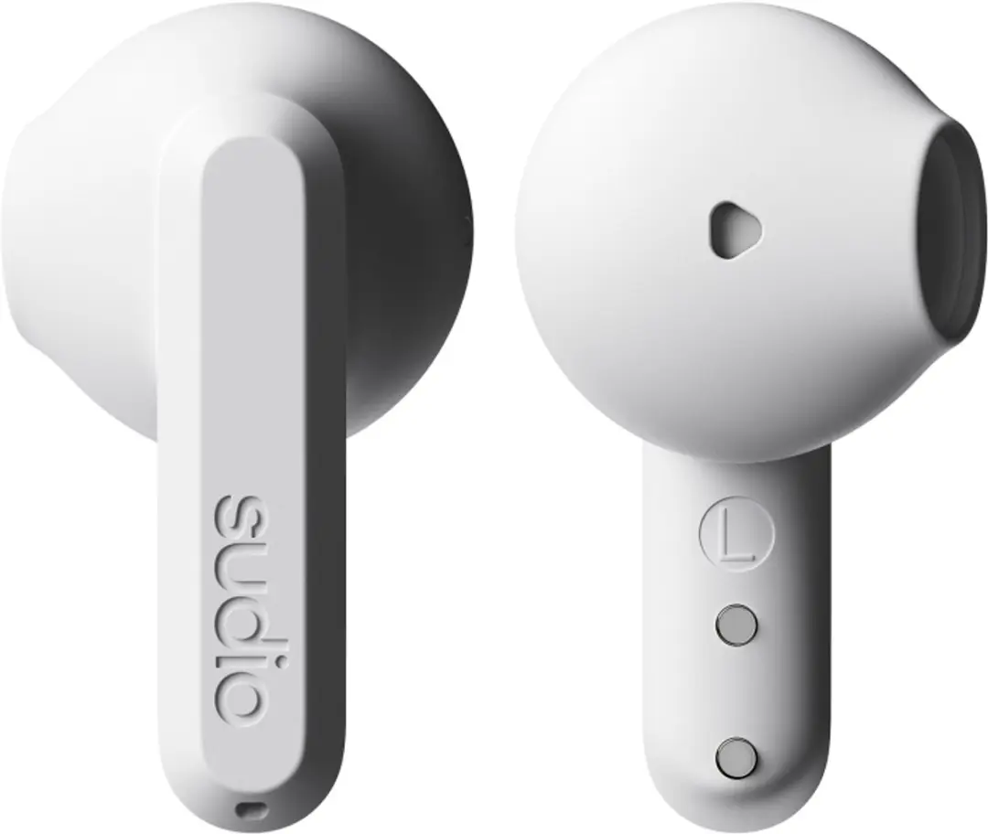 Sudio A3 True Wireless Koptelefoon - Wit - afbeelding 5 van 6