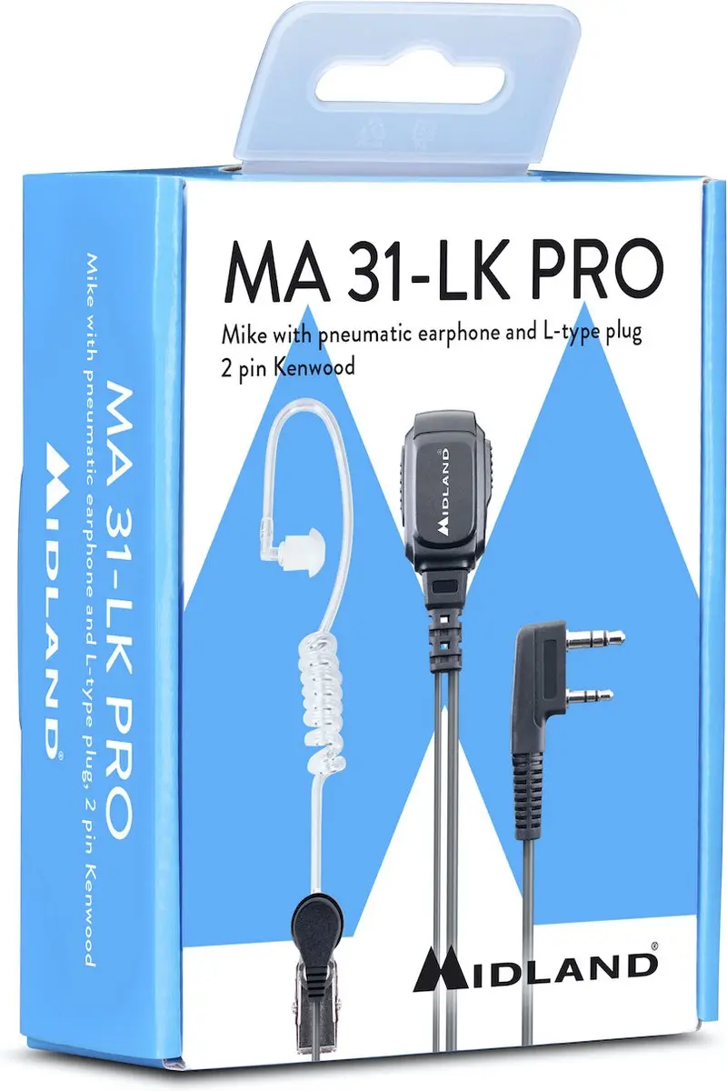 Midland MA 31-LK Pro C1497.01 Headset - Zwart - afbeelding 2 van 2