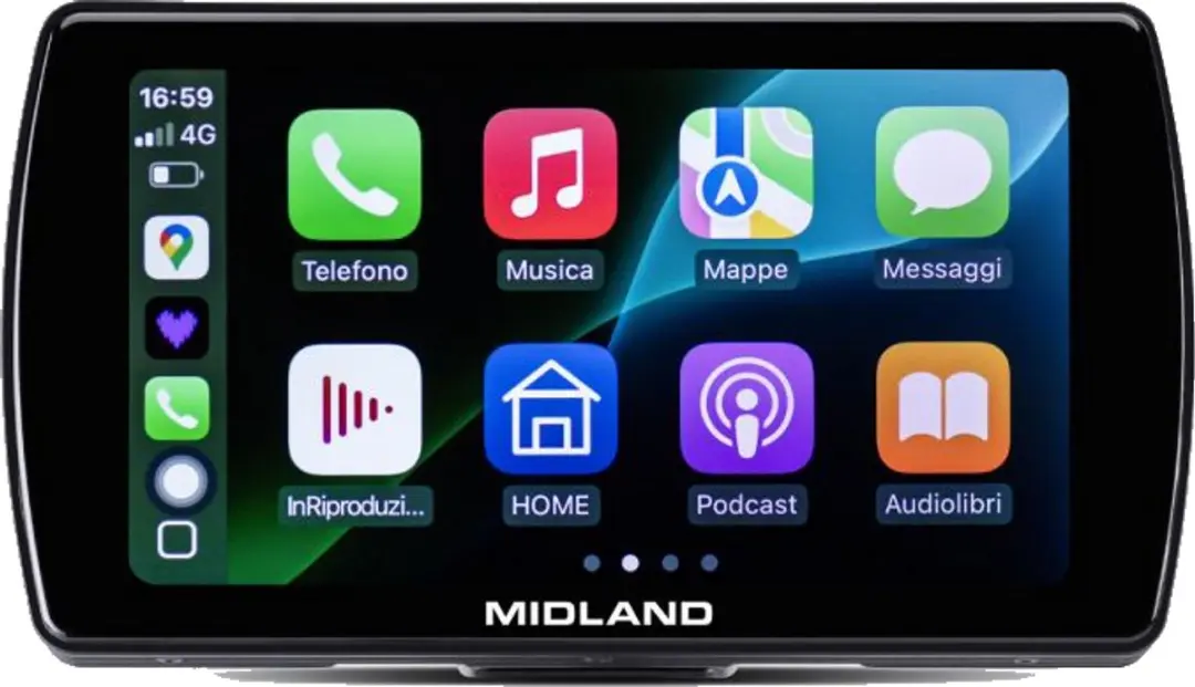 Midland BikePlay Pro C1682 Motor Multimediascherm - Zwart - afbeelding 5 van 5