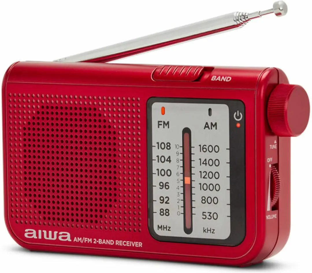 Aiwa RS-55RD Transistorradio - Rood - afbeelding 4 van 6
