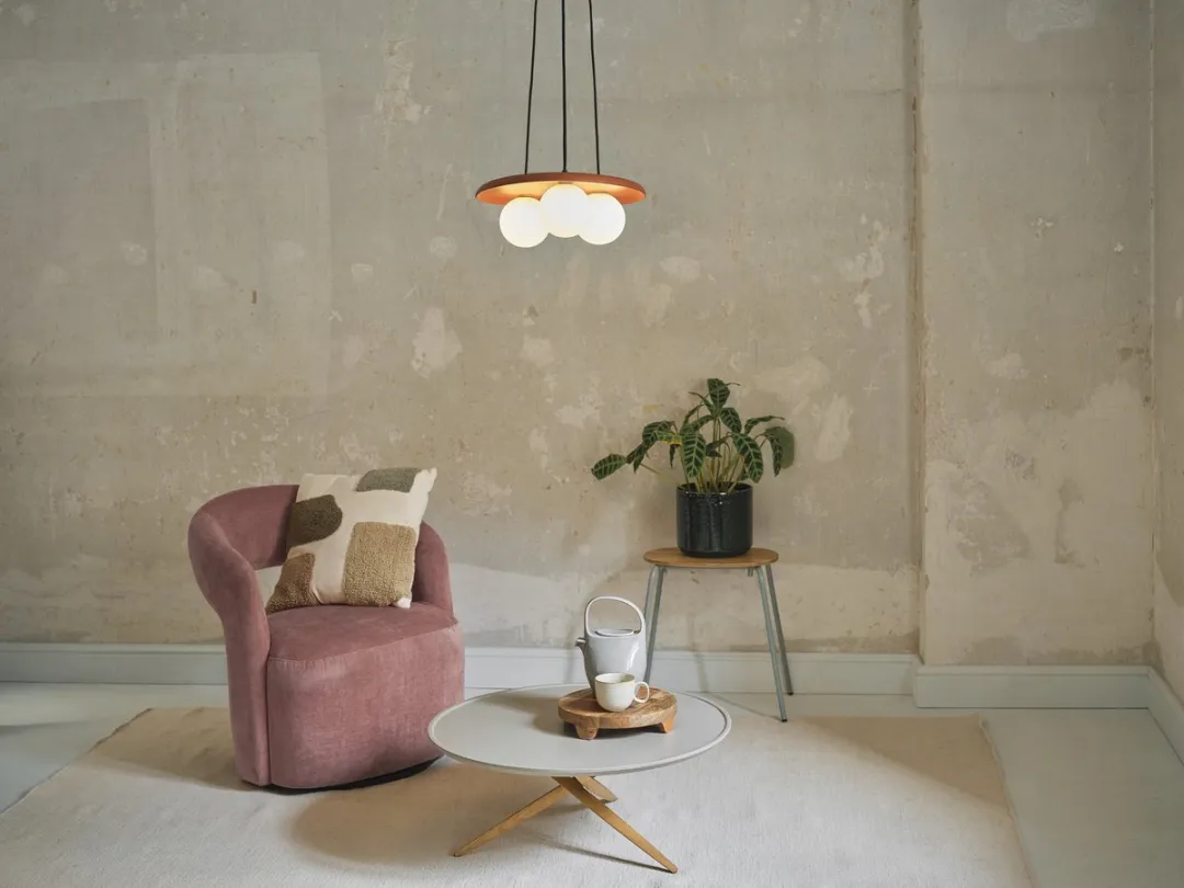 Osram Decor Clay Nest Hanglamp - 3xG9 - Bruin