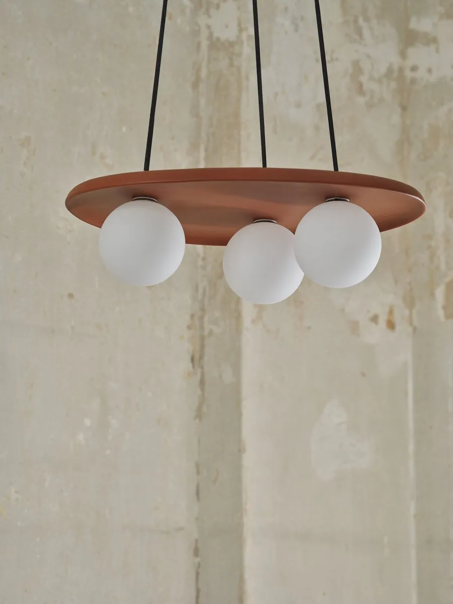 Osram Decor Clay Nest Hanglamp - 3xG9 - Bruin