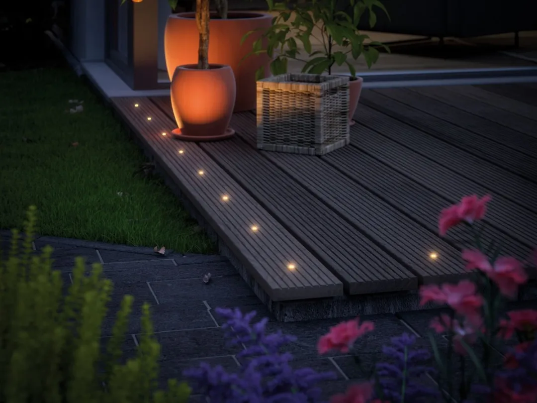 Paulmann Plug & Shine MicroPen II LED Grondinbouwlamp 5x0,2W 3000K - Zilver - afbeelding 6 van 6