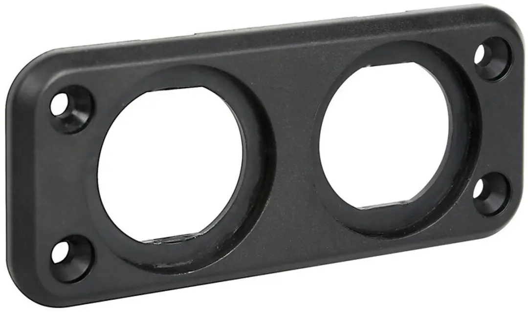 Bevestigingsplaat 105x45mm dia 28mm