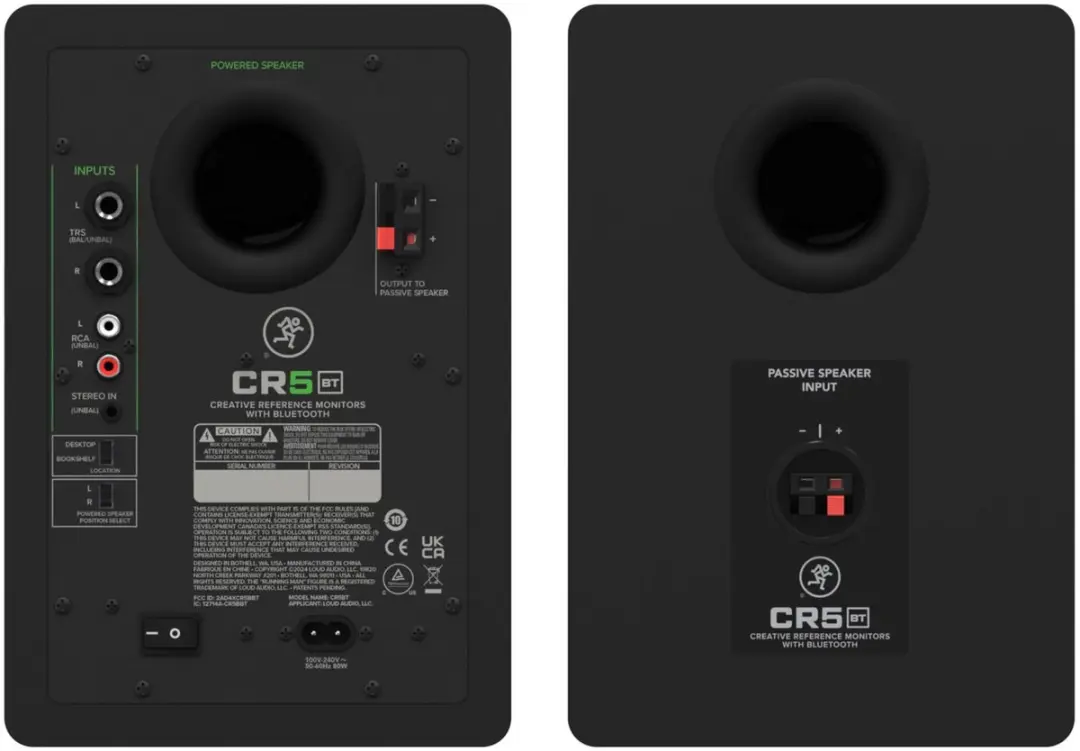 Mackie CR5BT Actieve Studiomonitor - Zwart - afbeelding 3 van 6