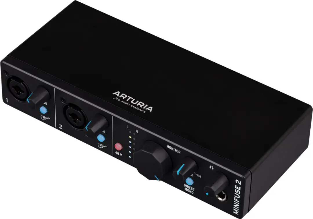 Arturia MiniFuse 2 800102 USB-C Audio Interface - Zwart - afbeelding 2 van 3