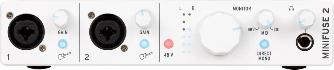 Arturia MiniFuse 2 Wit 2-in/2-uit USB-C Audio Interface