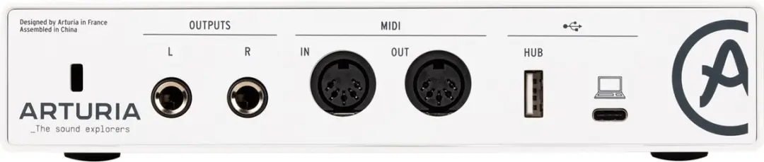Arturia MiniFuse 2 Wit 2-in/2-uit USB-C Audio Interface - afbeelding 5 van 6