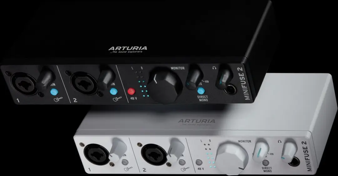 Arturia MiniFuse 2 Wit 2-in/2-uit USB-C Audio Interface - afbeelding 4 van 6