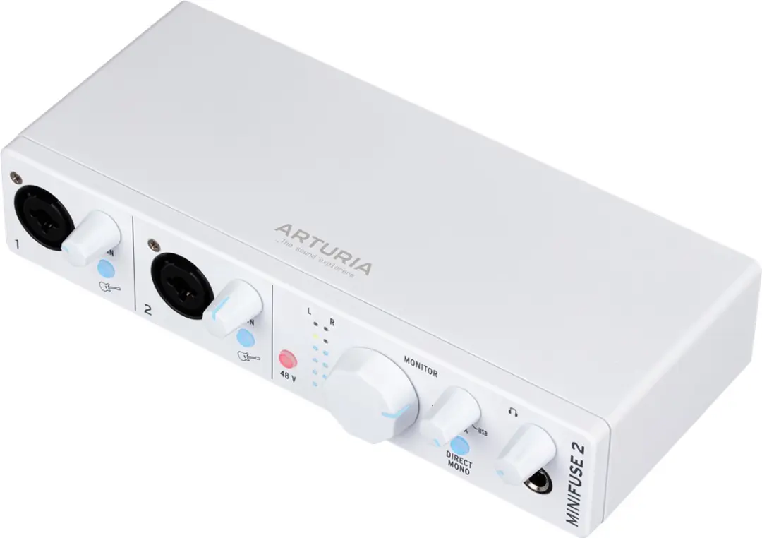 Arturia MiniFuse 2 Wit 2-in/2-uit USB-C Audio Interface - afbeelding 6 van 6