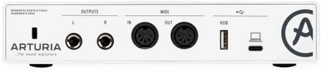 Arturia MiniFuse 2 Wit 2-in/2-uit USB-C Audio Interface - afbeelding 3 van 6