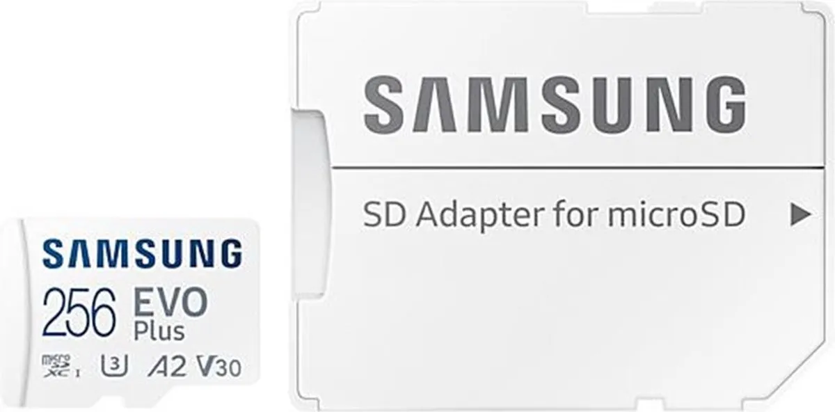 Samsung EVO Plus Micro SD 256GB - Incl. SD-adapter