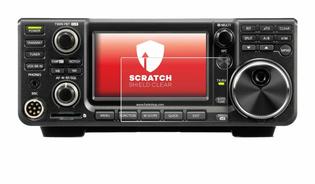 upscreen Screenprotector Icom IC-7300 - Transparant - afbeelding 5 van 6