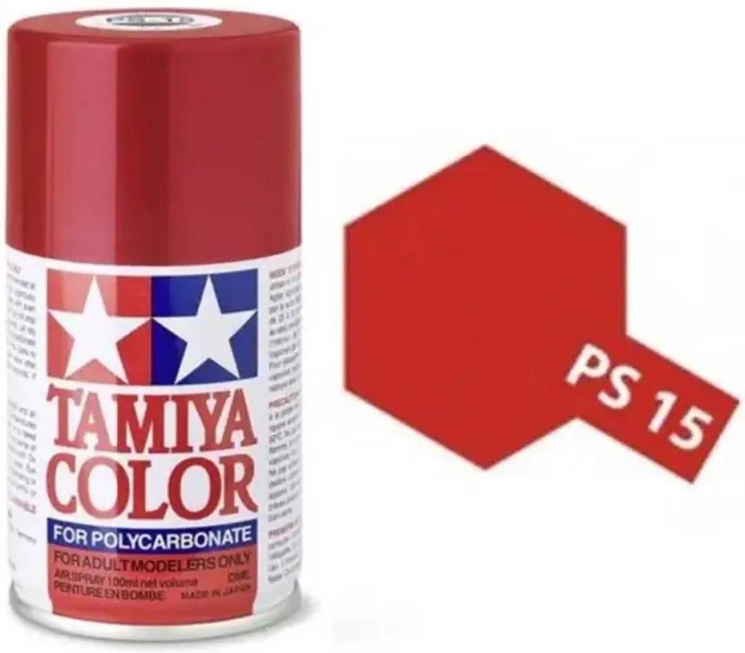 Tamiya PS-15 Metallic Rood Acryl Spray 100ml
