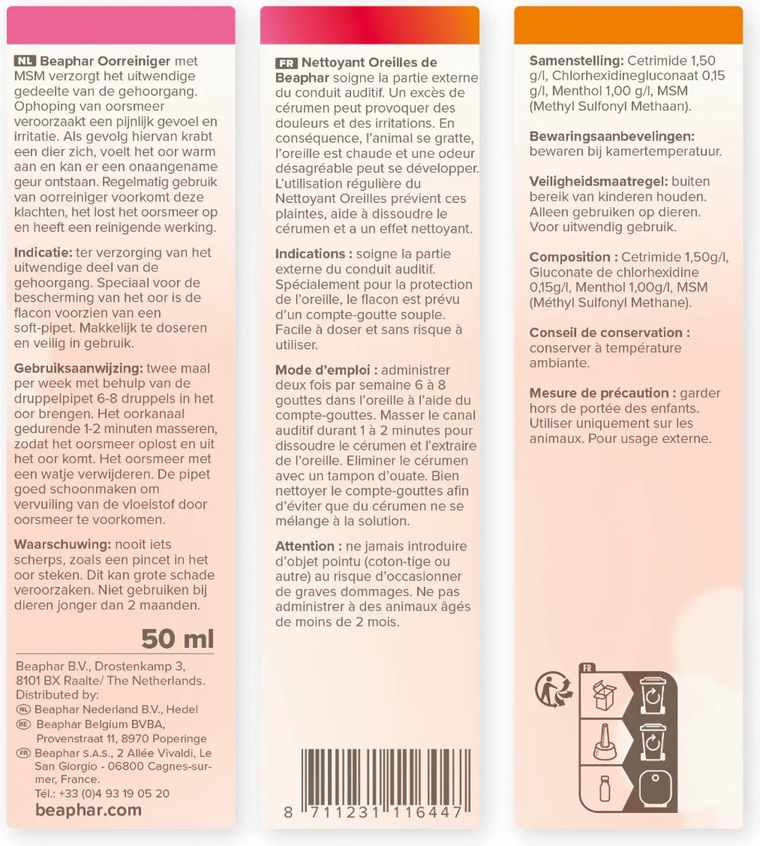 Beaphar Oorreiniger 50ml - afbeelding 6 van 6