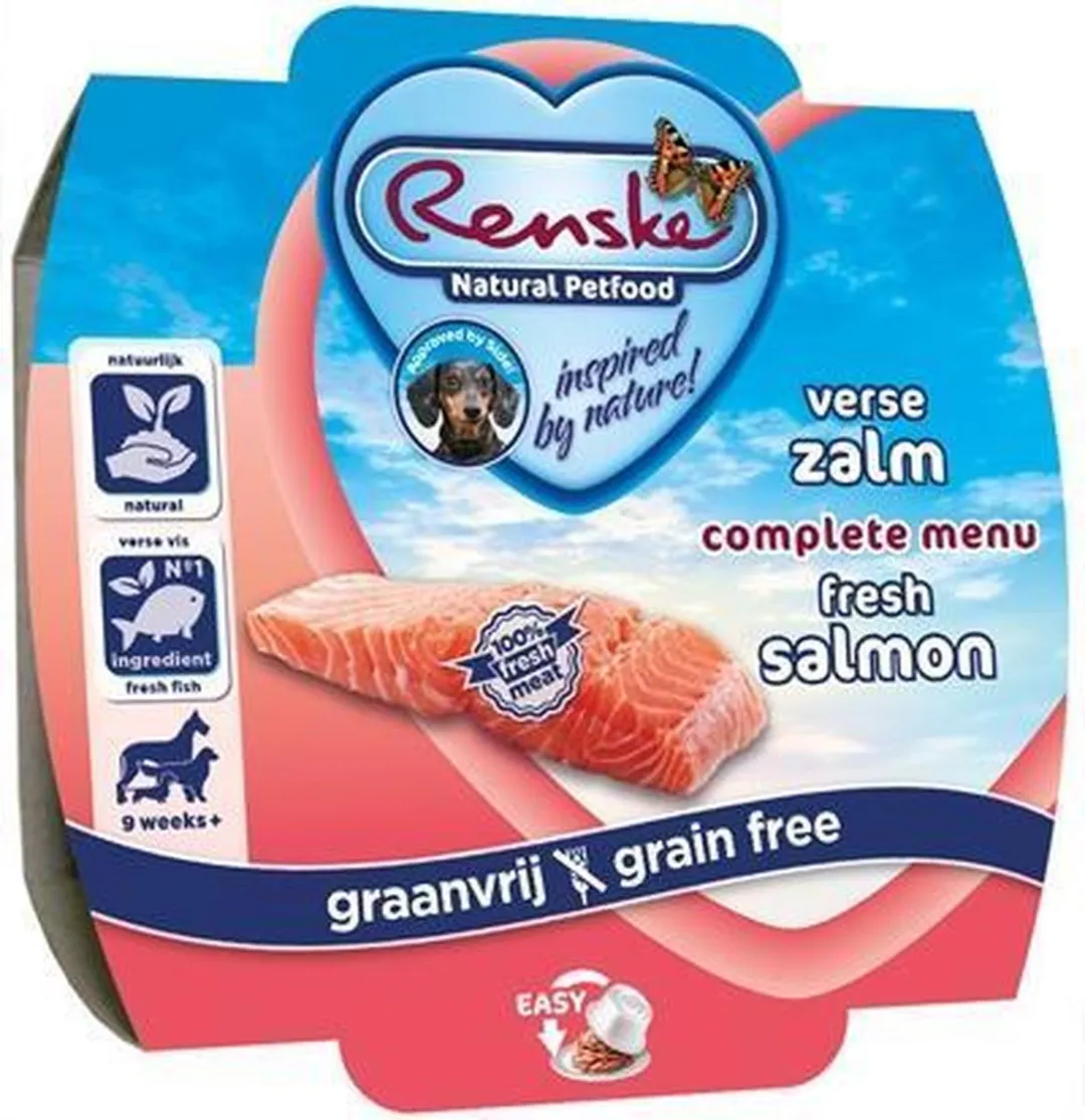 Renske Hondenvoer Zalm Graanvrij - 10x395g