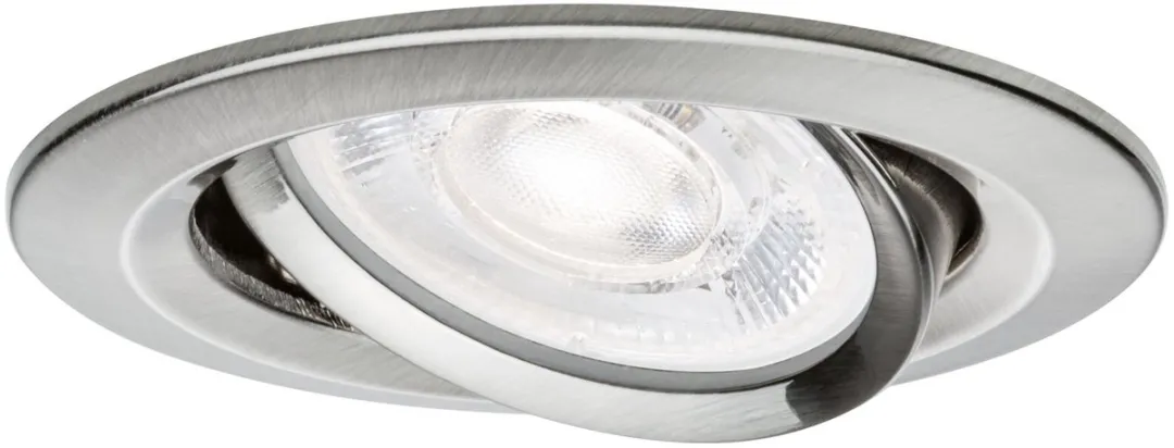 Paulmann Nova Plus GU10 LED-inbouwlamp 4,9W 550lm - 4000K - Staal geborsteld