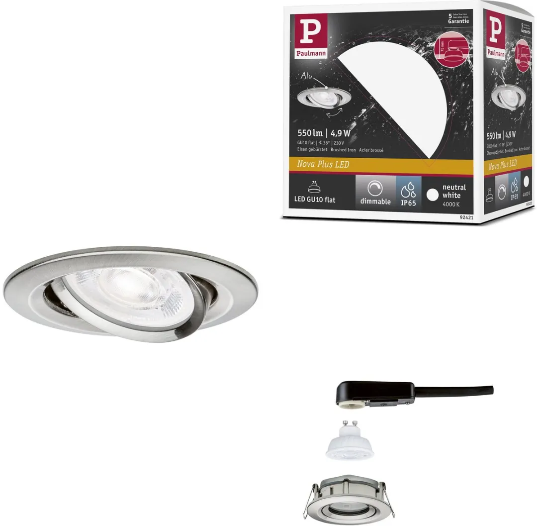Paulmann Nova Plus GU10 LED-inbouwlamp 4,9W 550lm