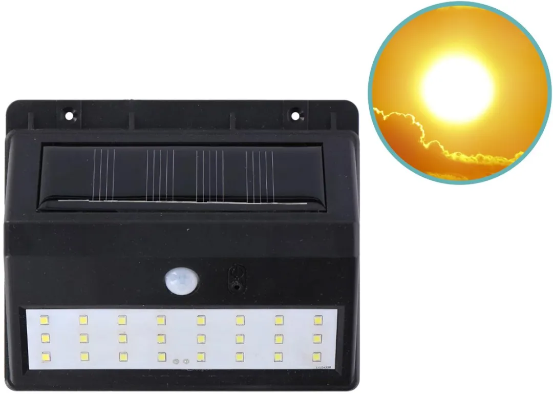 Grundig Solar Wandlamp Zwart