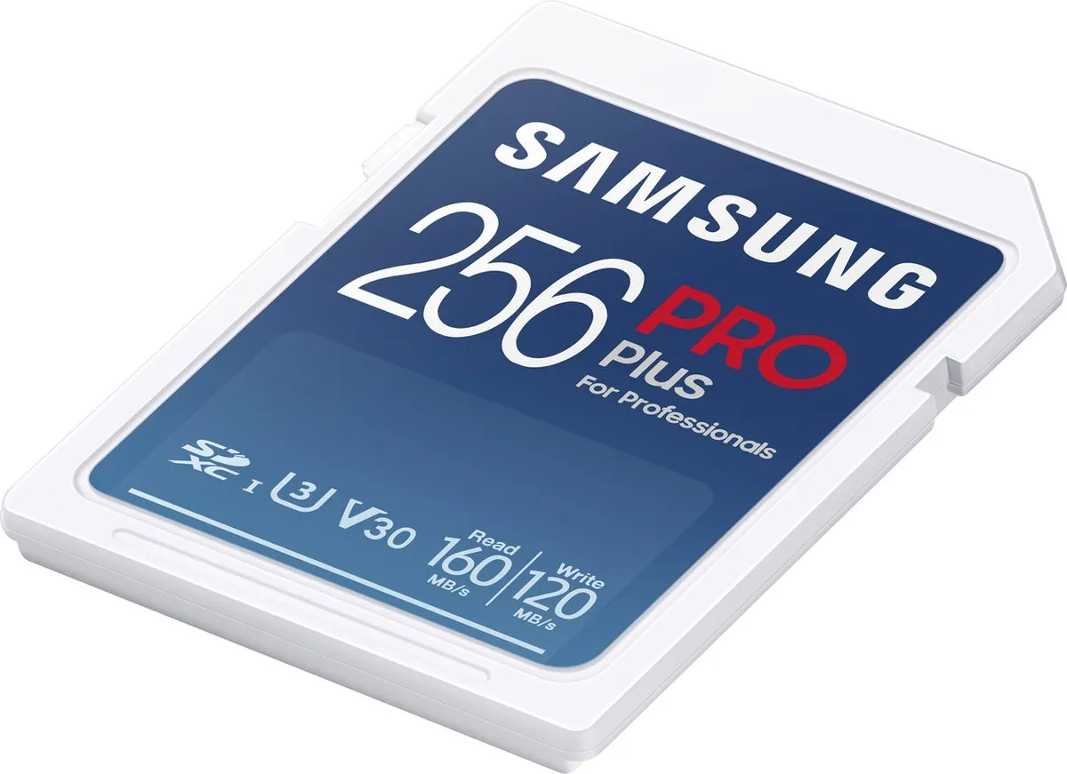 Samsung Pro Plus SDXC Geheugenkaart 256GB