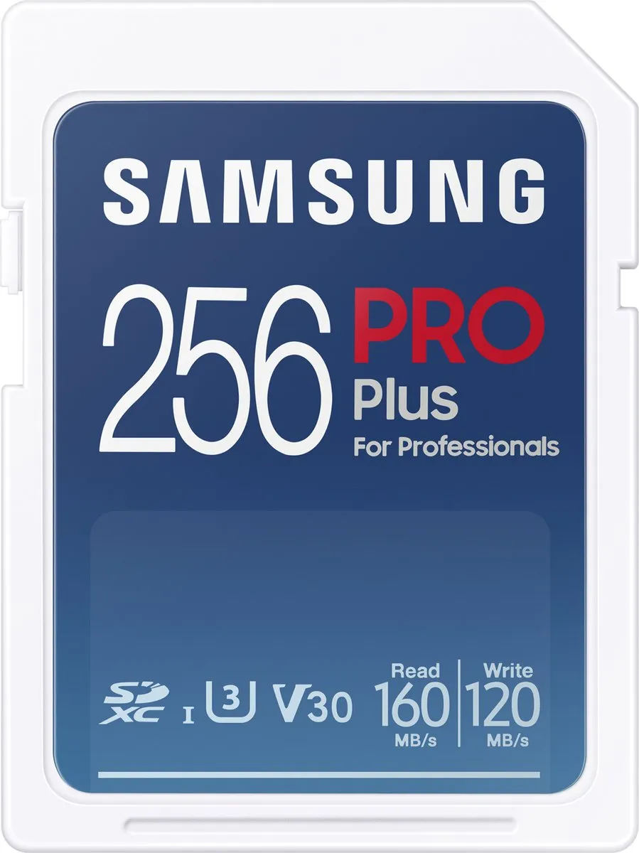 Samsung Pro Plus SDXC Geheugenkaart 256GB