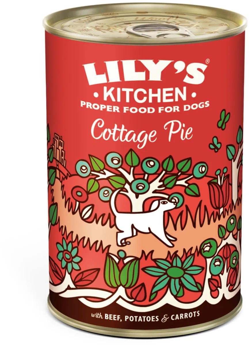 Lily's Kitchen Nat Hondvoer Cottage Pie Rund 400g