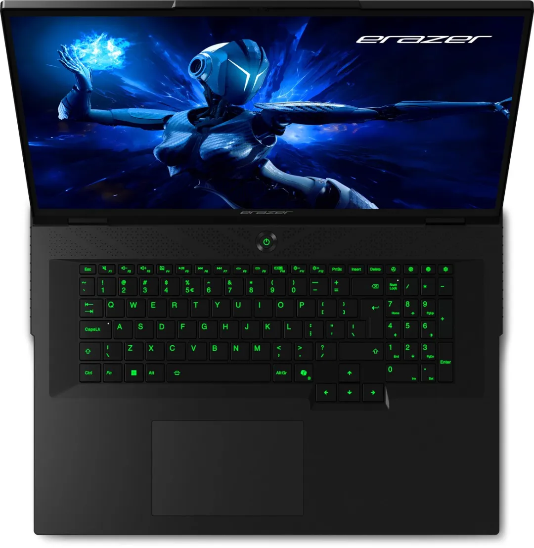 "ERAZER Beast 18 X1 - high-end gaming-laptop - Intel� Core� Ultra 9-processor 275HX - 18"" QHD+ scherm 100% sRGB met 240 Hz NVIDIA GeForce RTX 5090 - 2 TB PCIe SSD - 32 GB RAM NL"