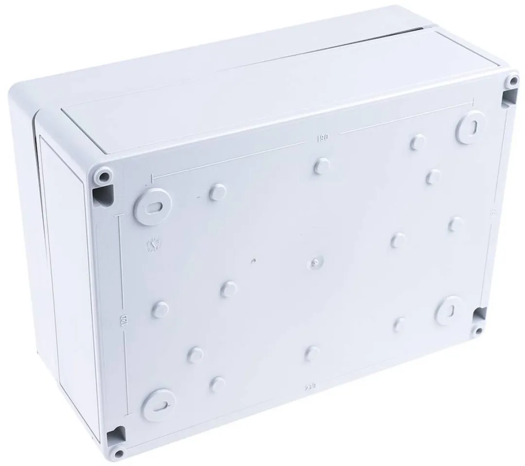 Rittal PK 9521.000 Installatiebehuizing - 254x180x111mm Grijs-wit