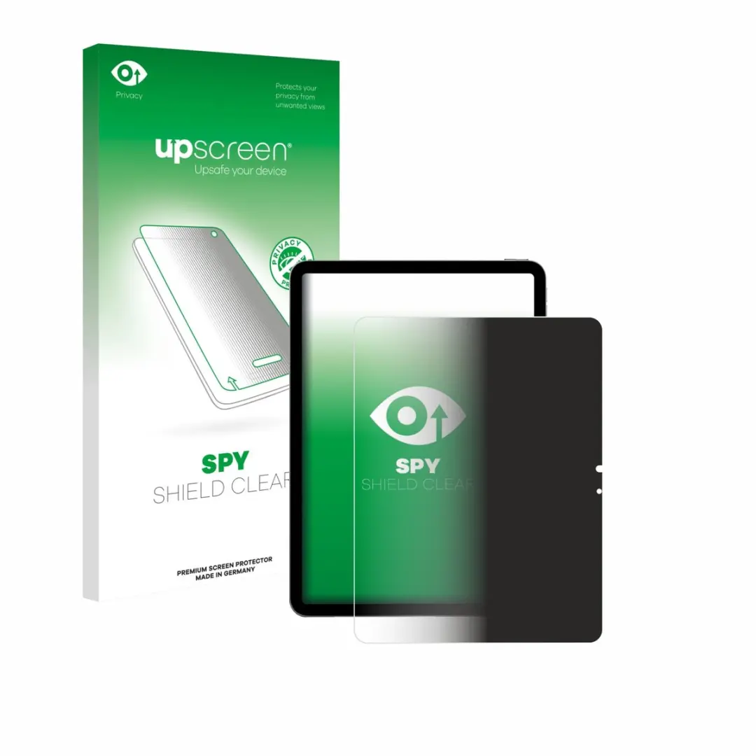 upscreen - privacy screenprotector voor Apple iPad Air 13" M4 2026 (Portret-Modus) - Folie Beschermfolie Blauwlichtfilter