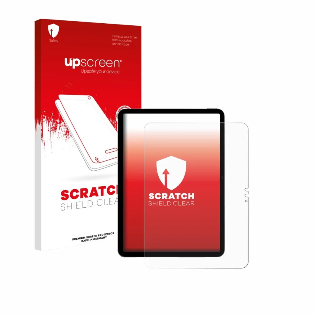 upscreen - Screenprotector voor Apple iPad Air 11" M4 2026 (Portret-Modus) - Folie Beschermfolie transparant