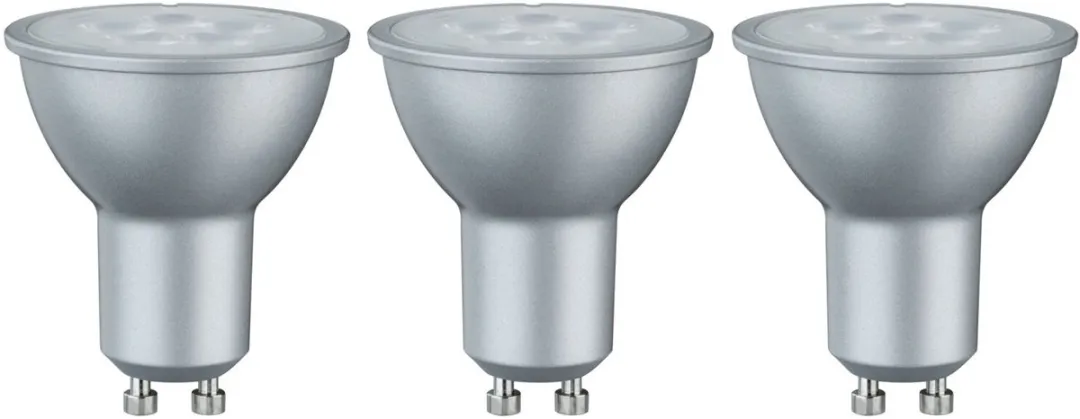 Paulmann LED Reflector GU10 Set 3x425lm 6,5W 2700K - 3 Stuks