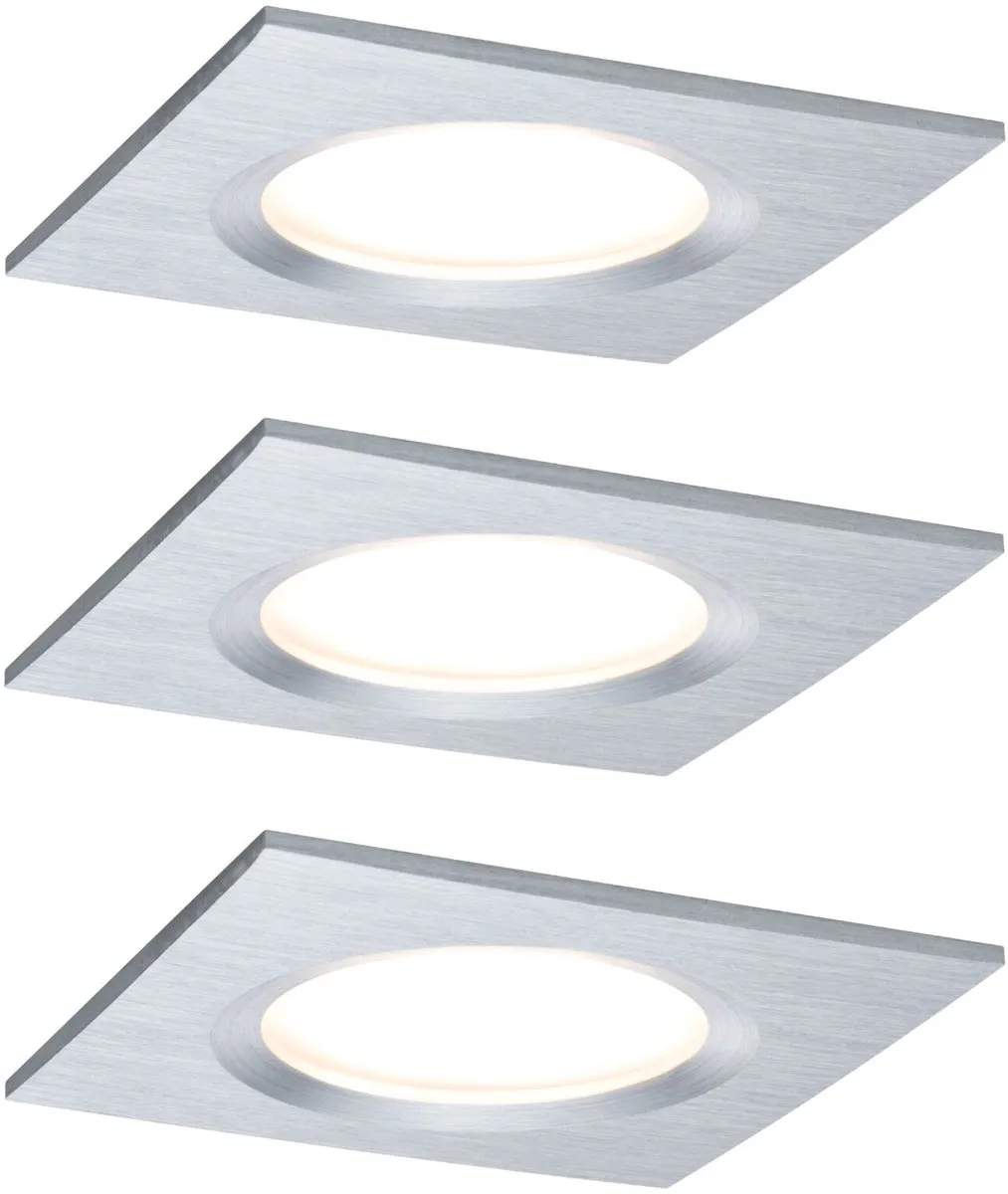 Paulmann Nova Plus Coin Basisset LED-inbouwlamp 3x6W 470lm 2700K