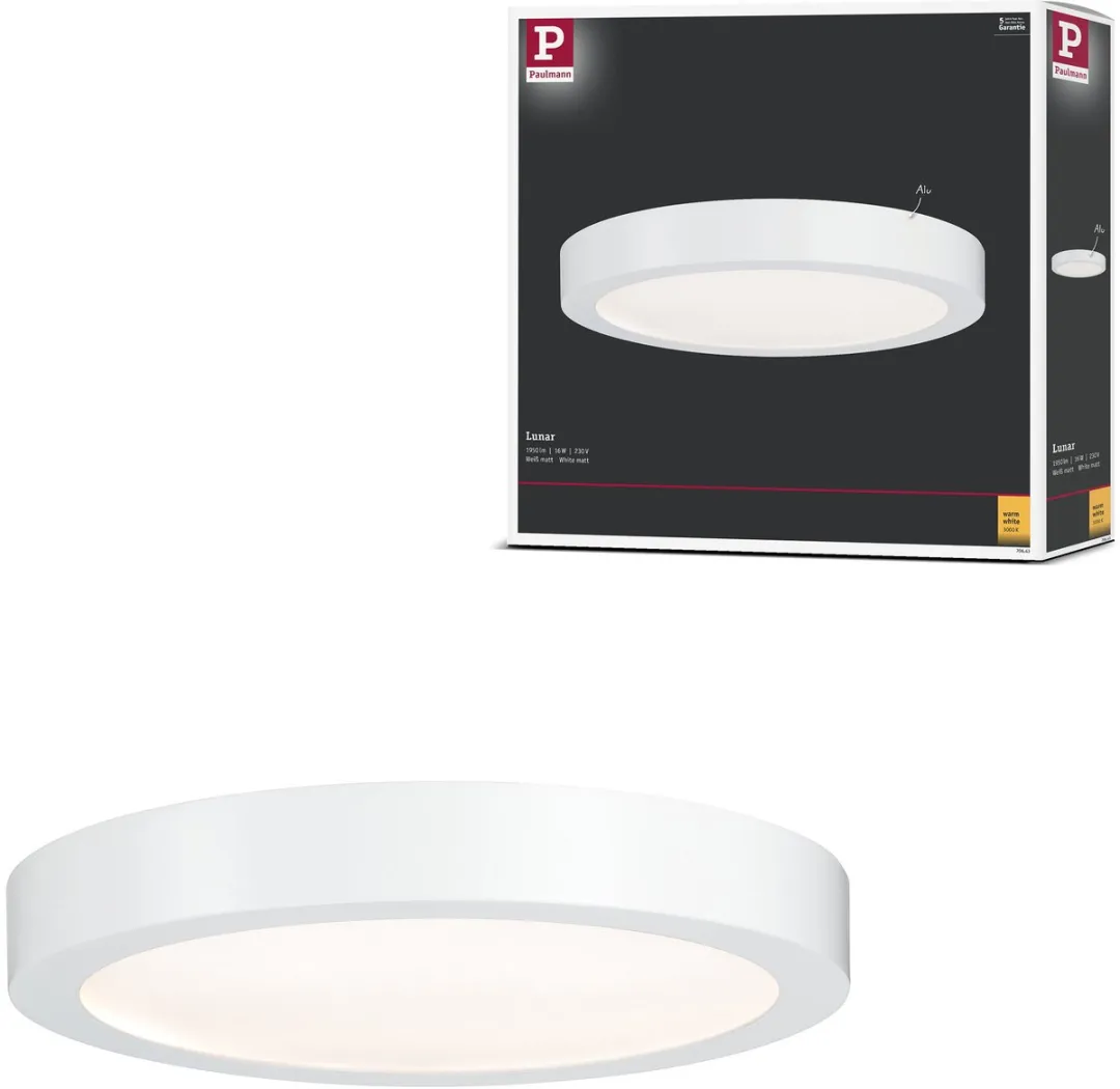 Paulmann LED-paneel Lunar Rond 300mm 16W 1450lm