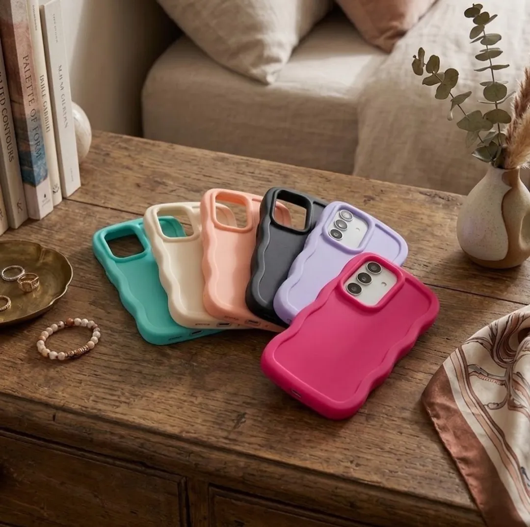 NUVEX Siliconen Hoesje Samsung Galaxy A56 - 6 Stuks Mintgroen/Zwart/Roze