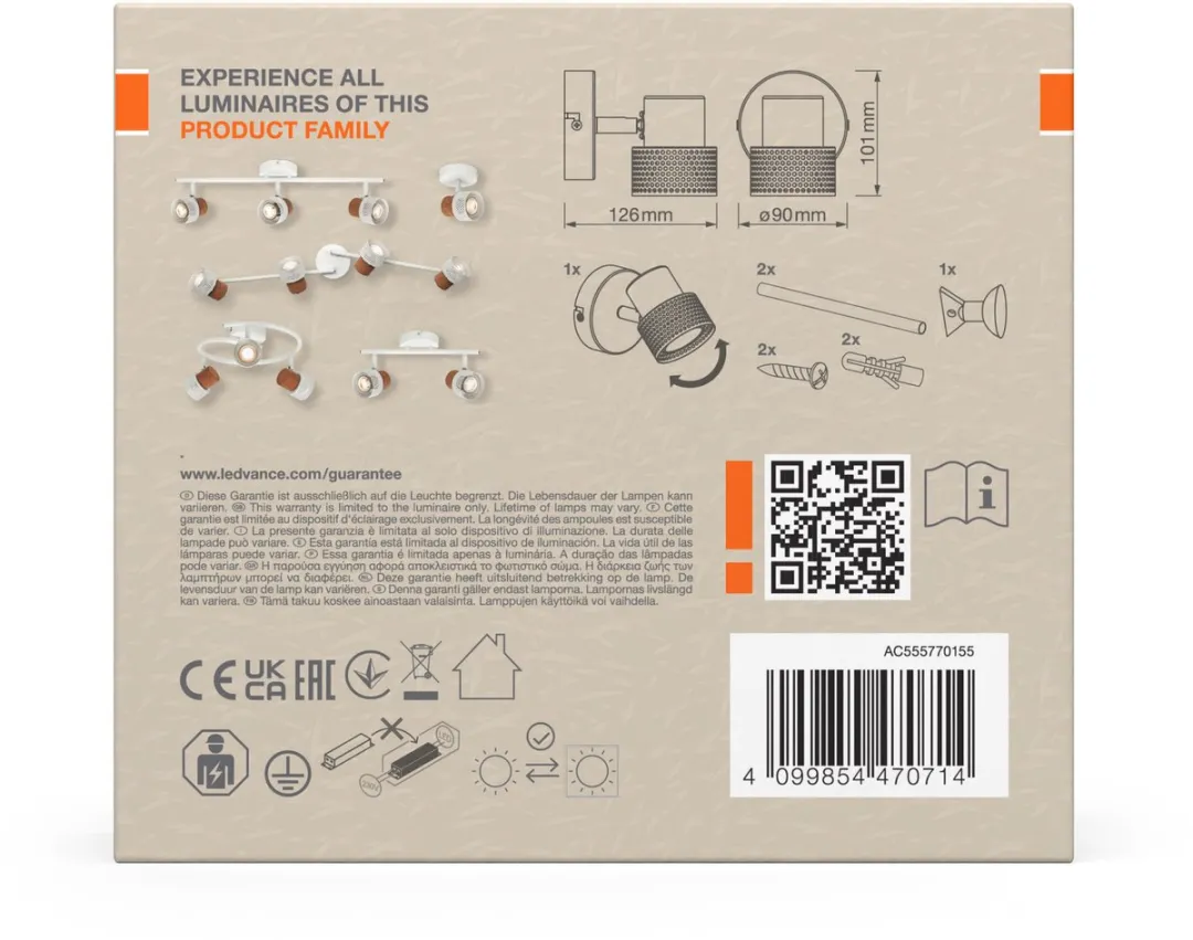 Osram Decor Spot Cork GU10 Warm Wit - 230lm - afbeelding 6 van 6