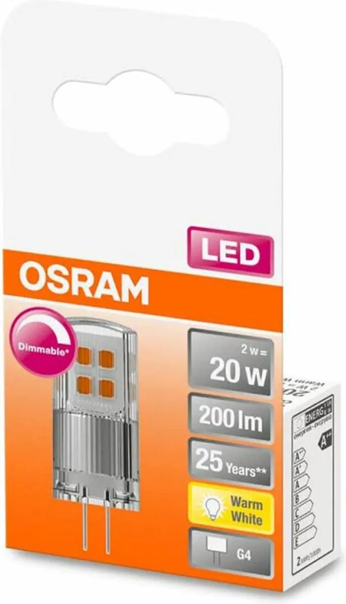 Osram LED-lamp G4 Ballon 2W Warmwit - 2700K