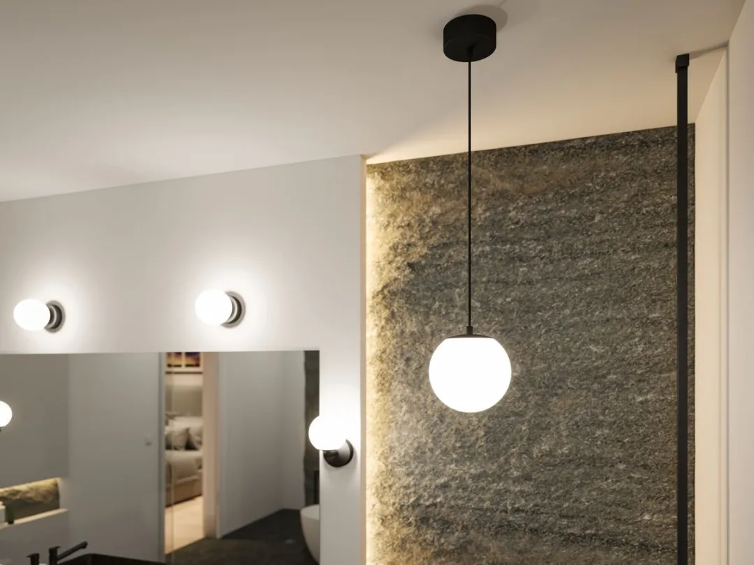 Paulmann Selection Bathroom LED-hanglamp Gove IP44 9W - Zwart mat - afbeelding 6 van 6