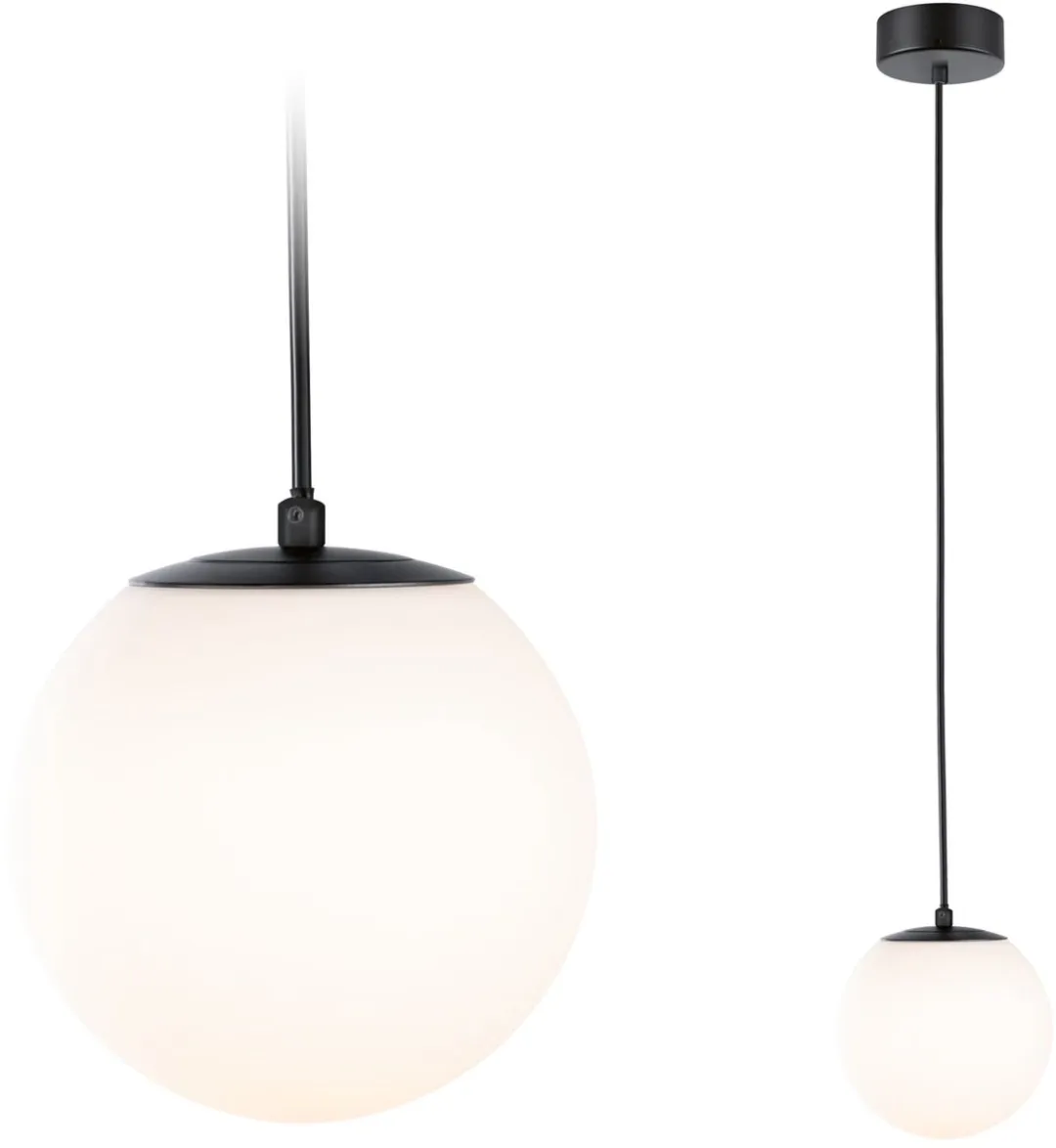Paulmann Selection Bathroom LED-hanglamp Gove IP44 9W - Zwart mat