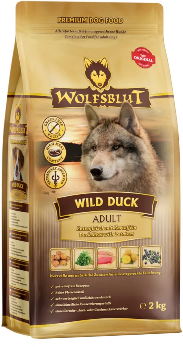 Wolfsblut Wild Duck Adult - 3 x 2 kg - Voordeelverpakking