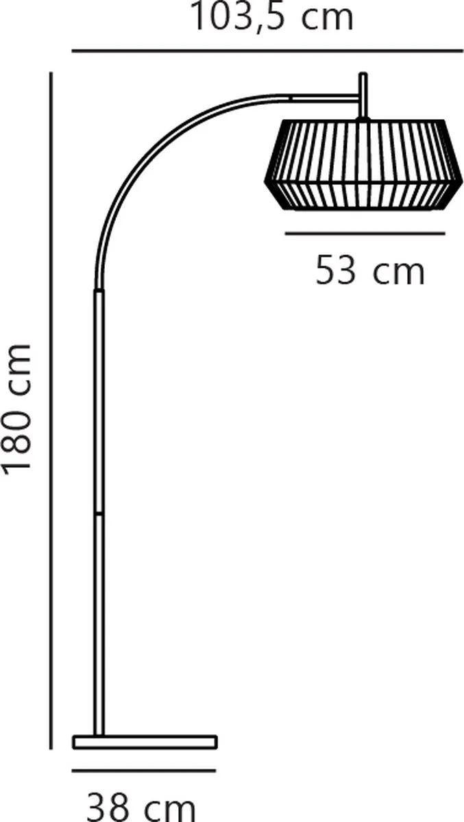 Nordlux Dicte Vloerlamp E27 - Wit
