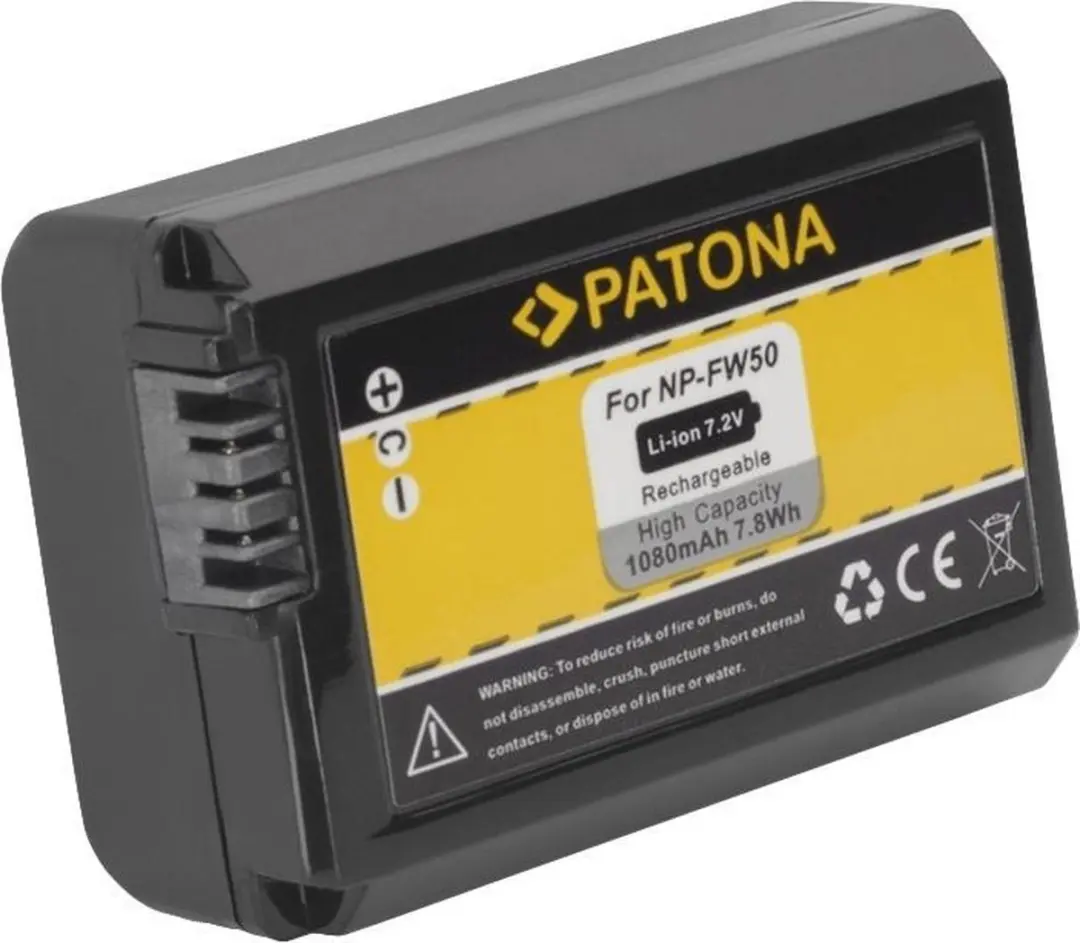 Patona 1079 accu voor Sony NP-FW50