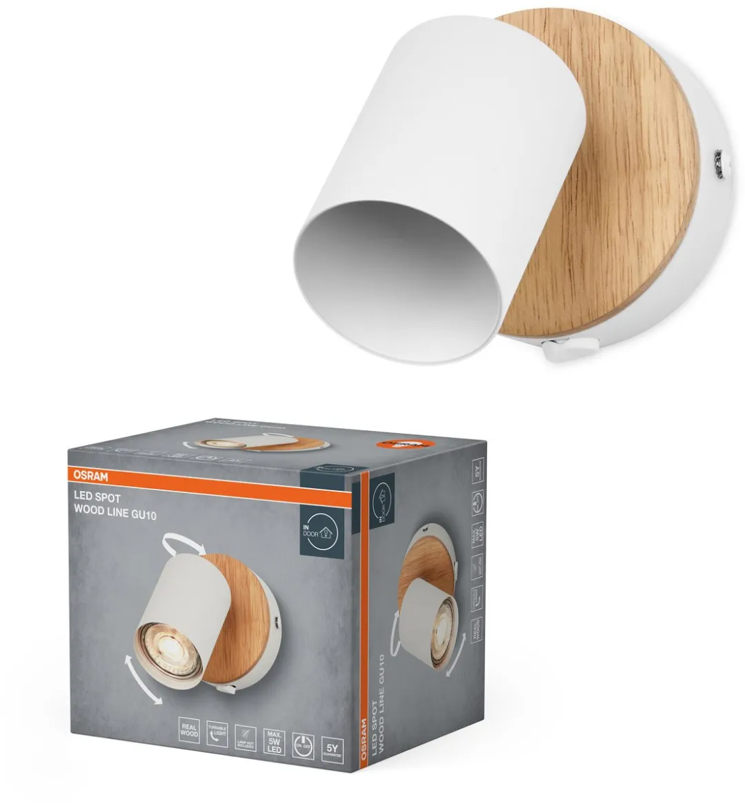 Osram LED Spot Wood Line GU10