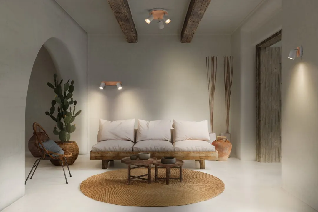 Osram LED Spot Wood Line GU10 - Warm wit - Houtdecor