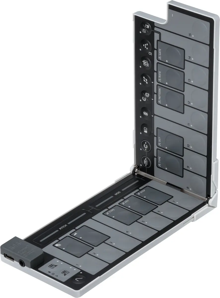 Korg nanoKEY FOLD KRNANOKFOLDWH MIDI-keyboard - Wit - afbeelding 2 van 6