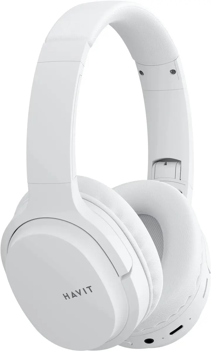 Havit I62 Bluetooth Koptelefoon - Wit - afbeelding 4 van 6